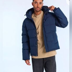 🔴NEW TAGS ON🔴 Men's Navy Puffer Jacket Size XL